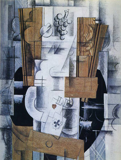 Still Life with Playing Cards Georges Braque